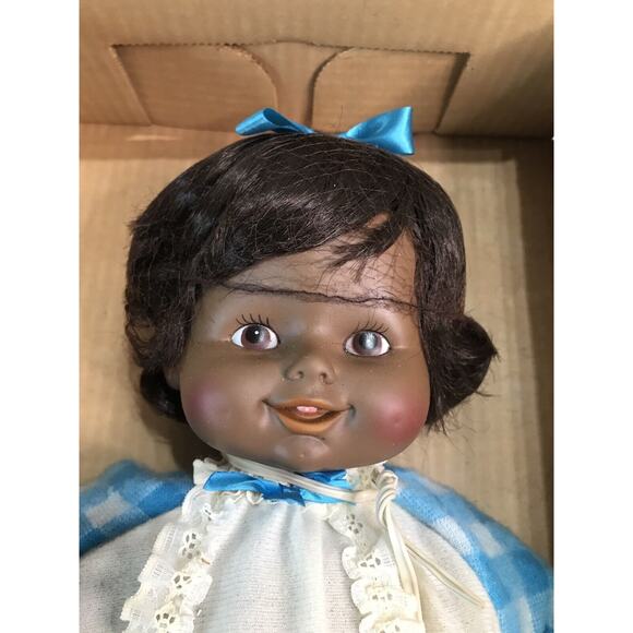 Horsman Happy Baby African American Doll In Original Box Laughing #4449 VTG RARE - Picture 4 of 12